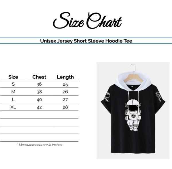 Men's Half Sleeve Hoodies Cotton Blend T-shirts - Image 4